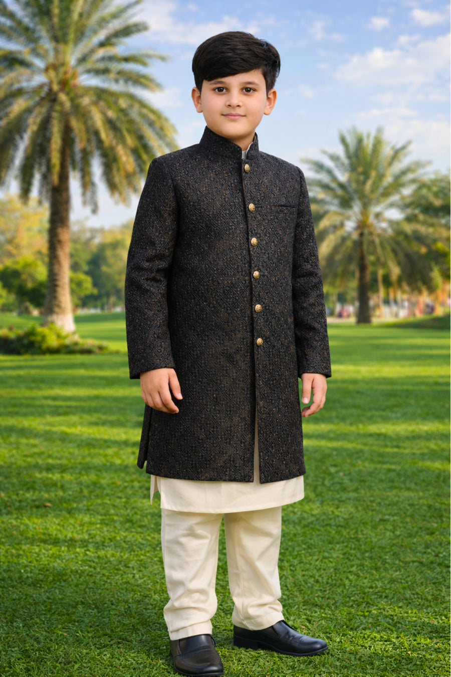 Black Sherwani 03