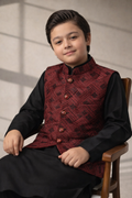 Maroon Only Waistcoat  MW 022
