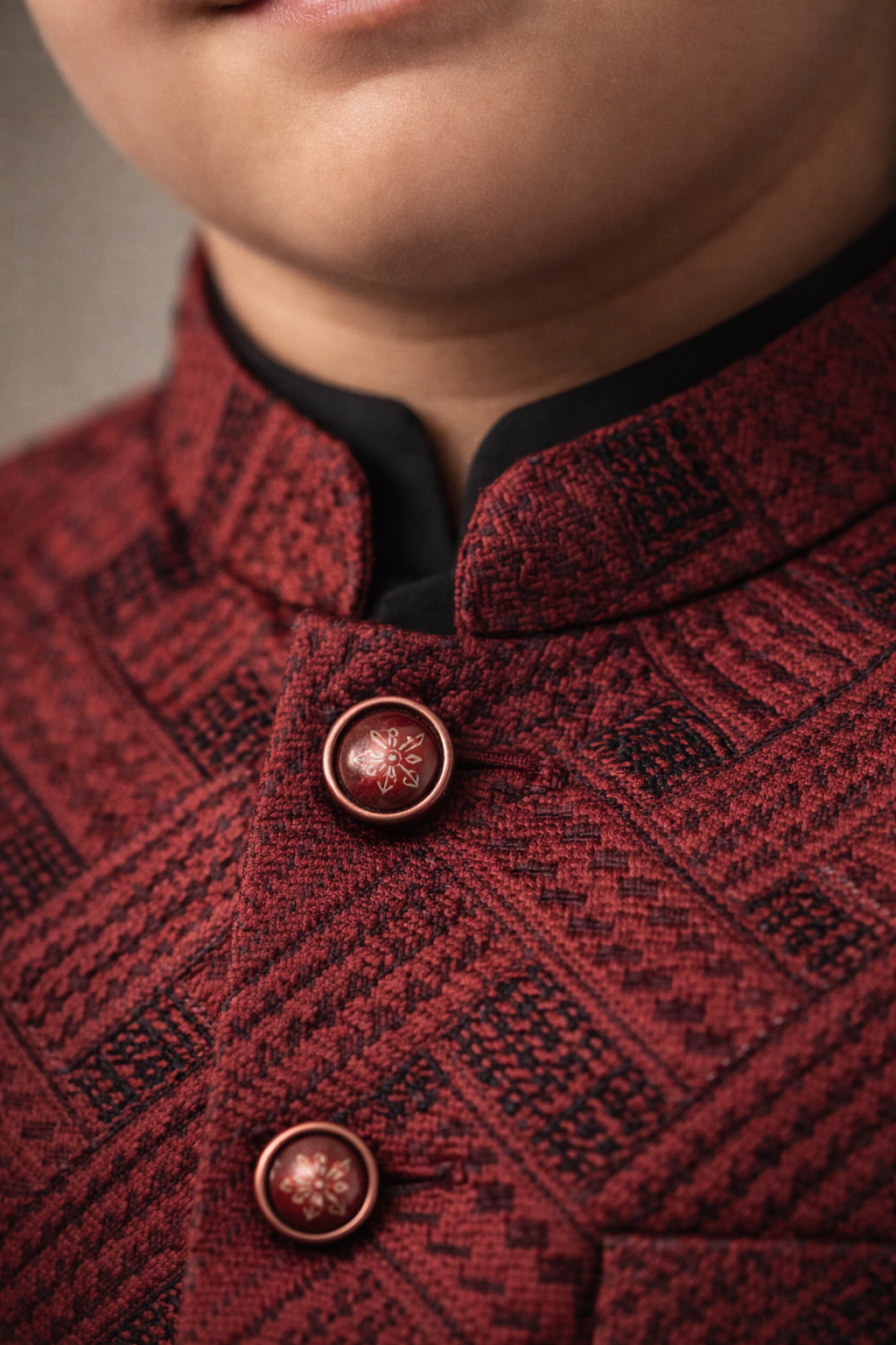 Maroon Only Waistcoat  MW 022