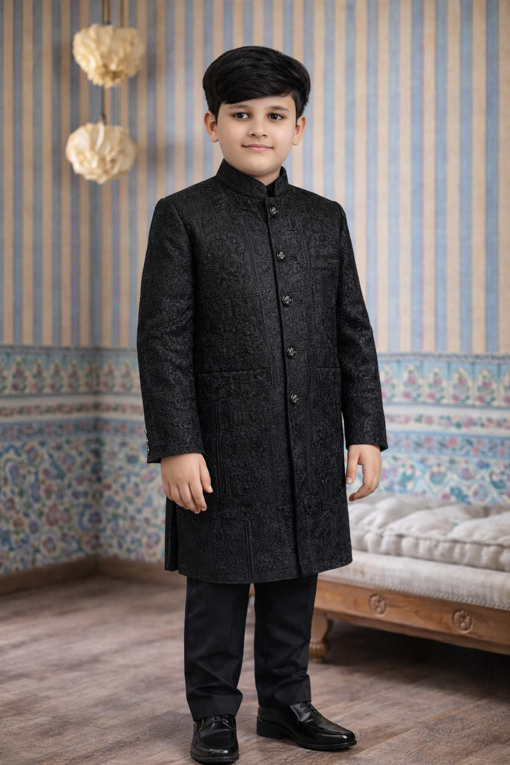 Prince Coat black design