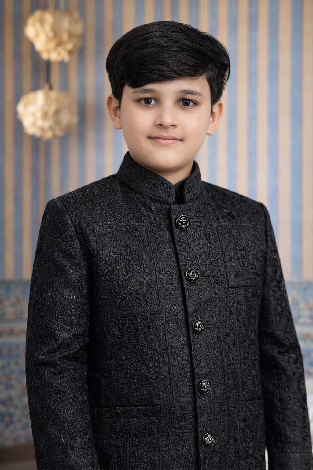 Prince Coat black design