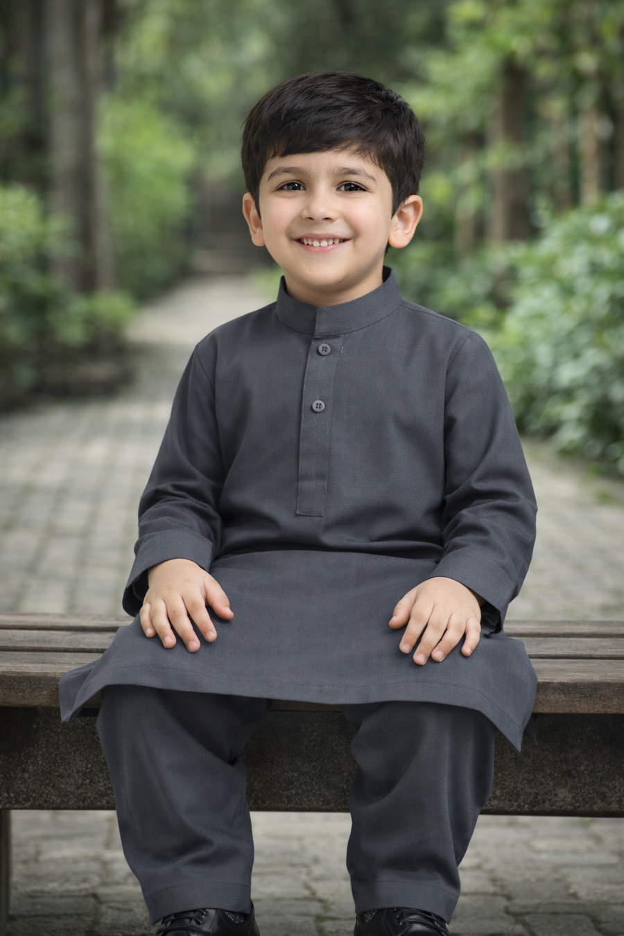 Gray Kurta Trouser MK 14