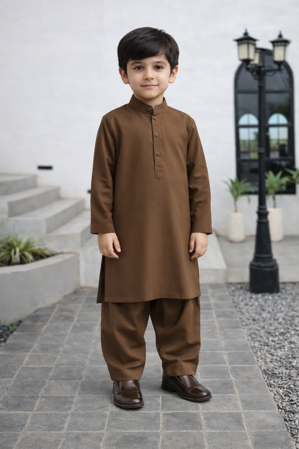 Light Brown Kurta Trouser MK 13