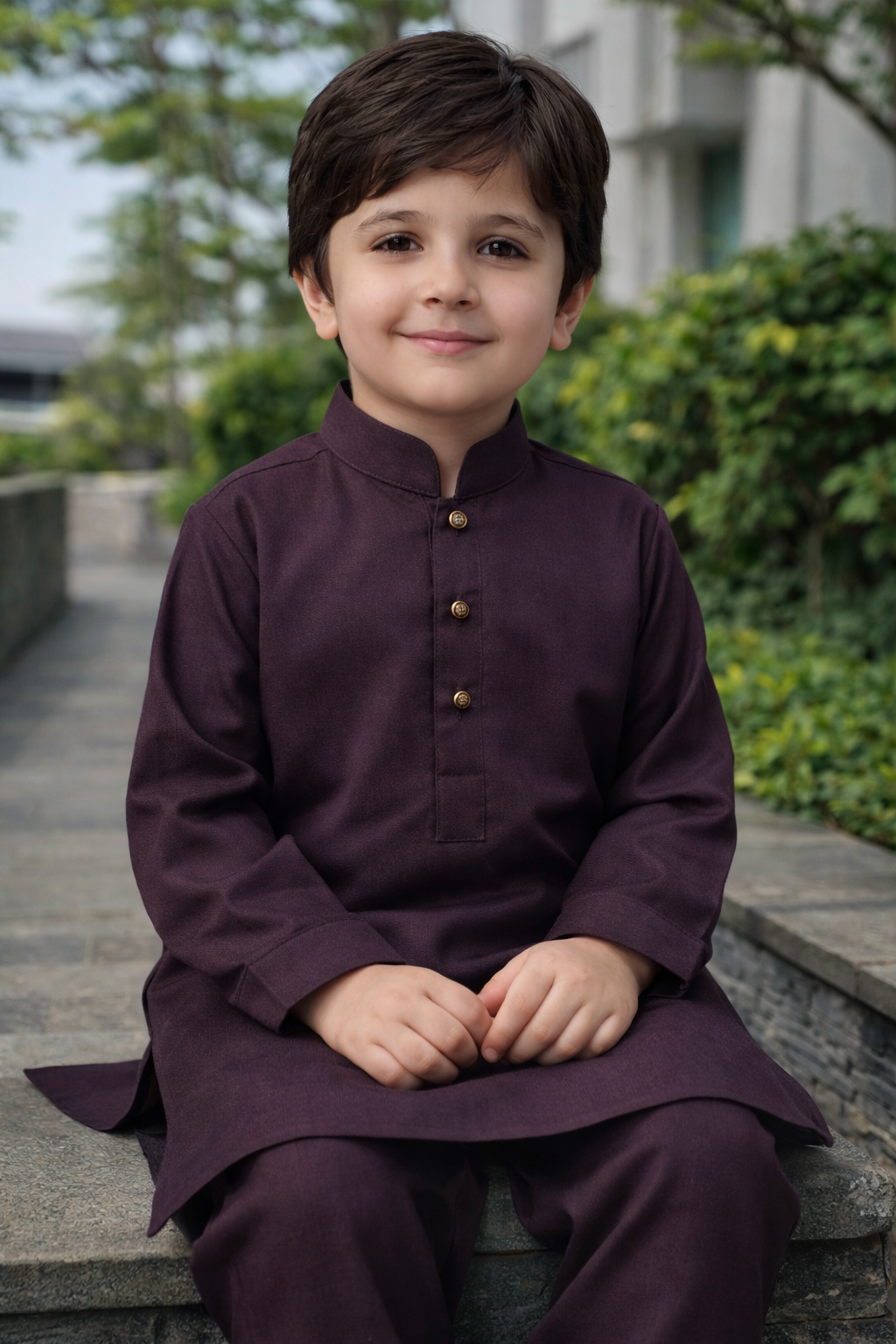 Maroon Kurta Trouser MK 12