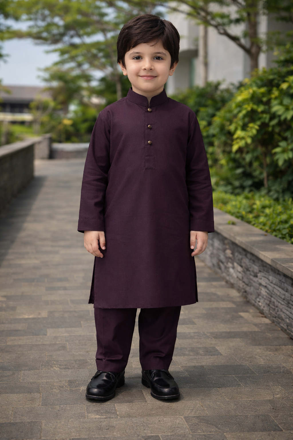 Maroon Kurta Trouser MK 12