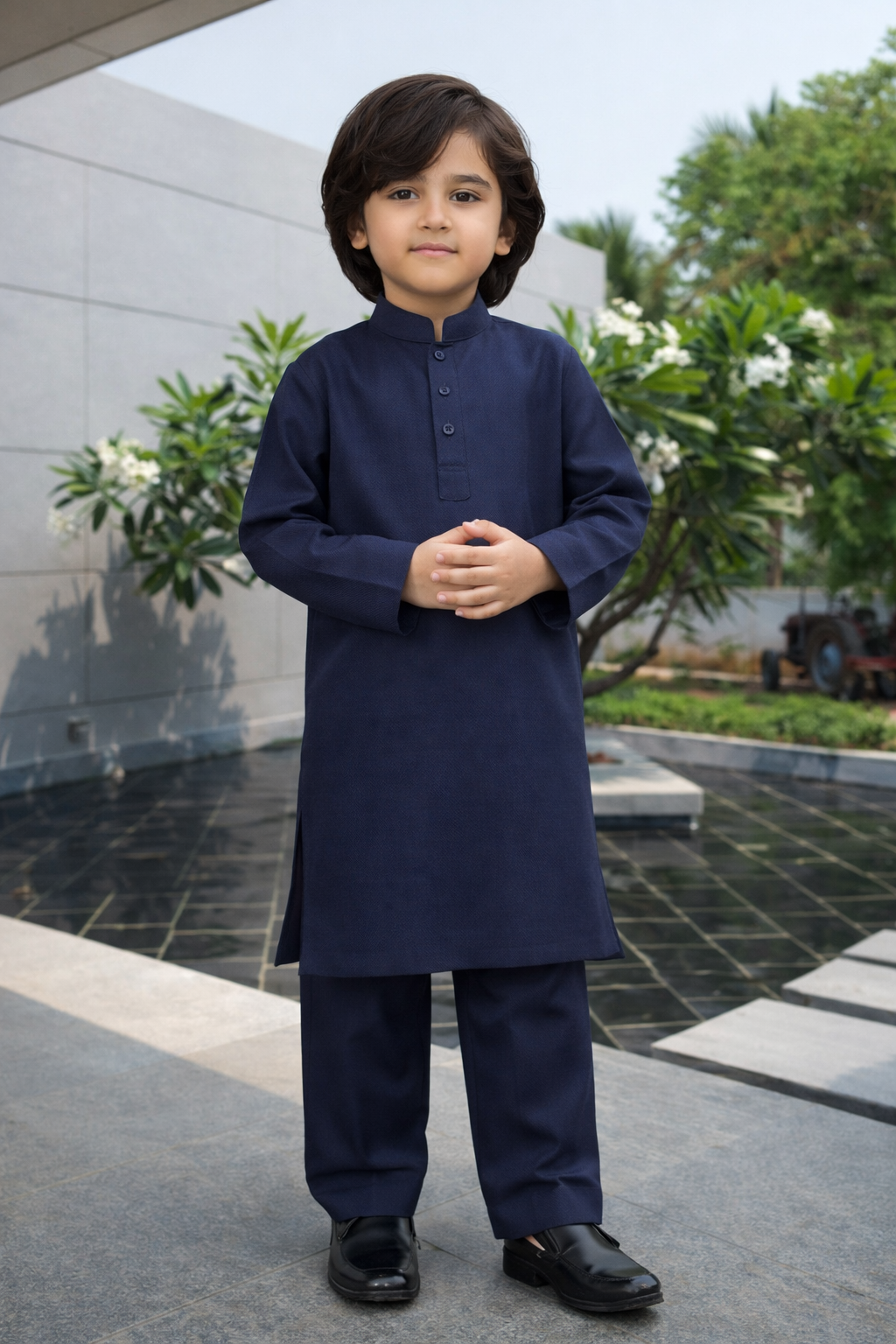 Navy Blue Kurta Trouser MK 11