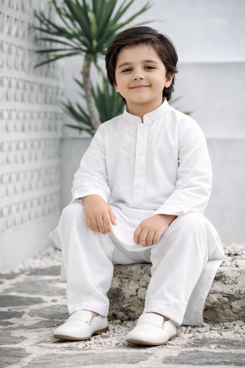 White Kurta Trouser MK 10