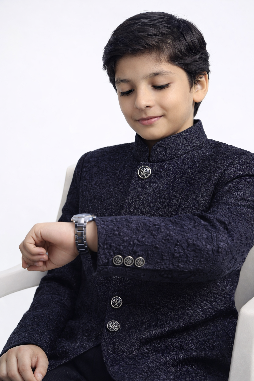 Blue  Sherwani MS 010