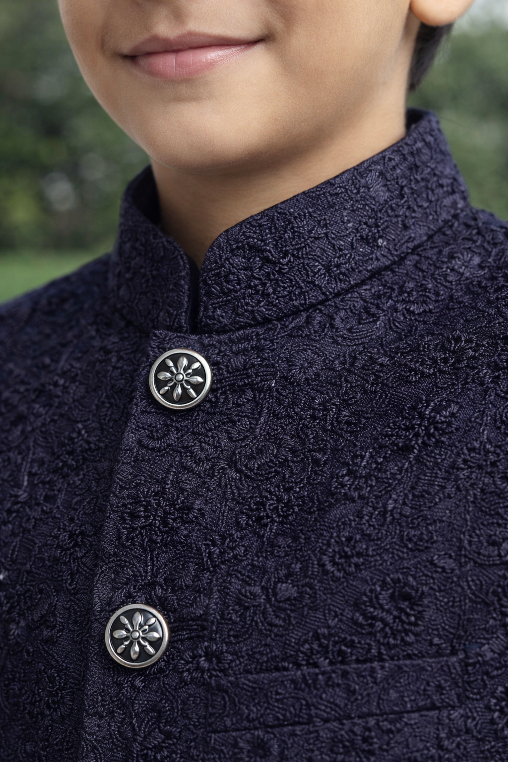 Blue  Sherwani MS 010