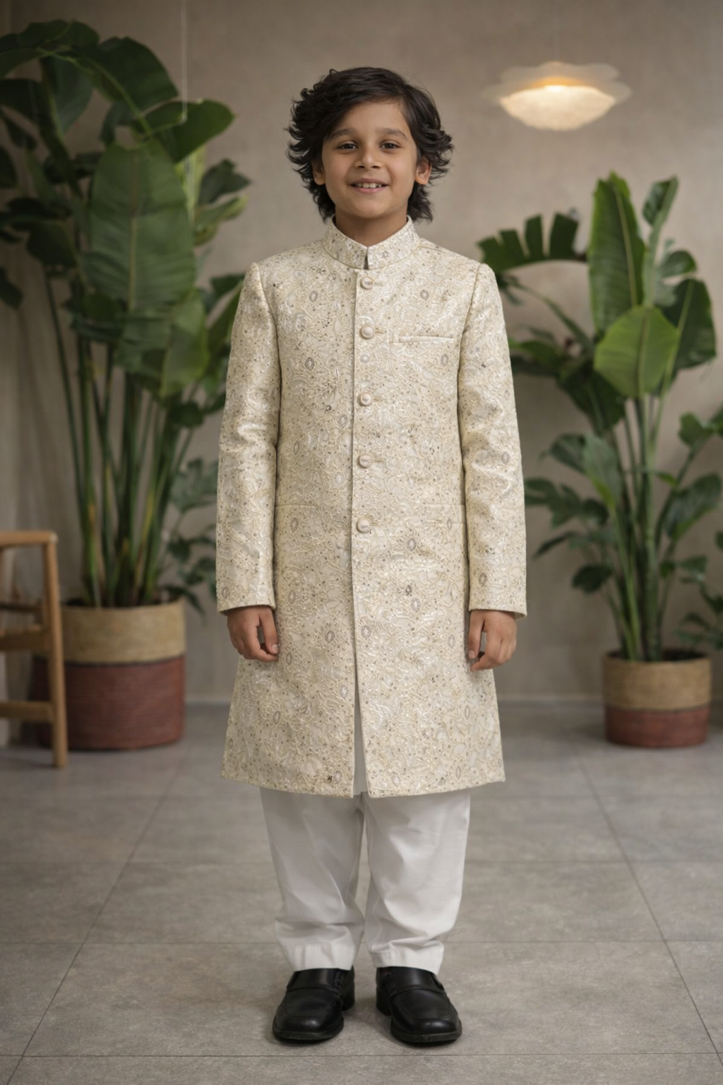 cream  Sherwani MS 03