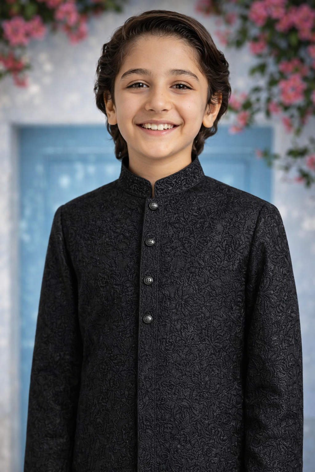black kurta Sherwani 04