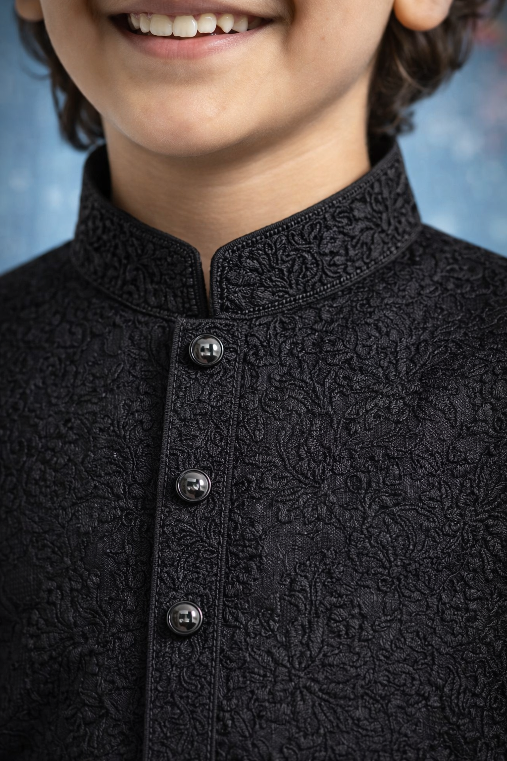black kurta Sherwani 04